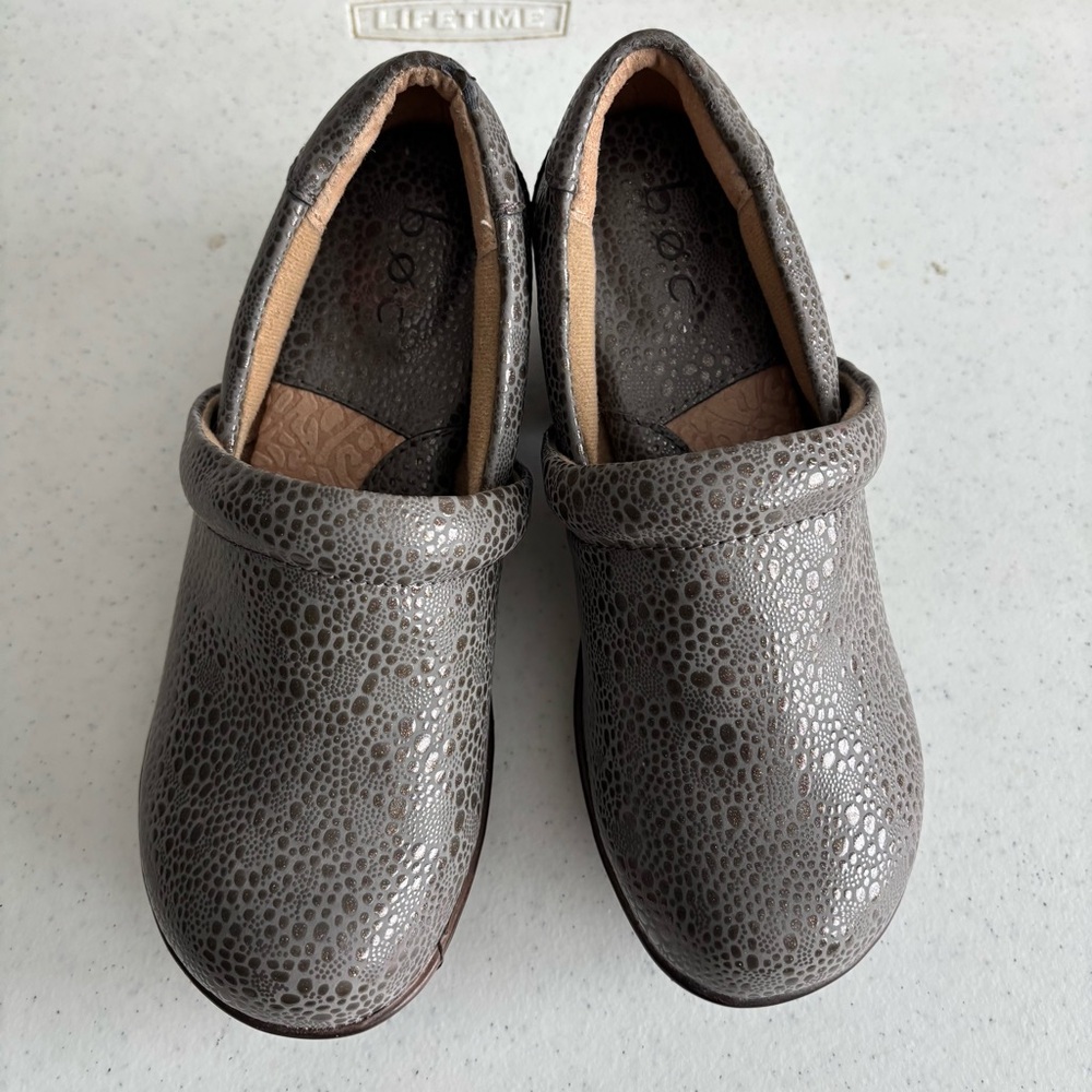 B.Ø.C Jambu Gray Textured Slip-On Shoes